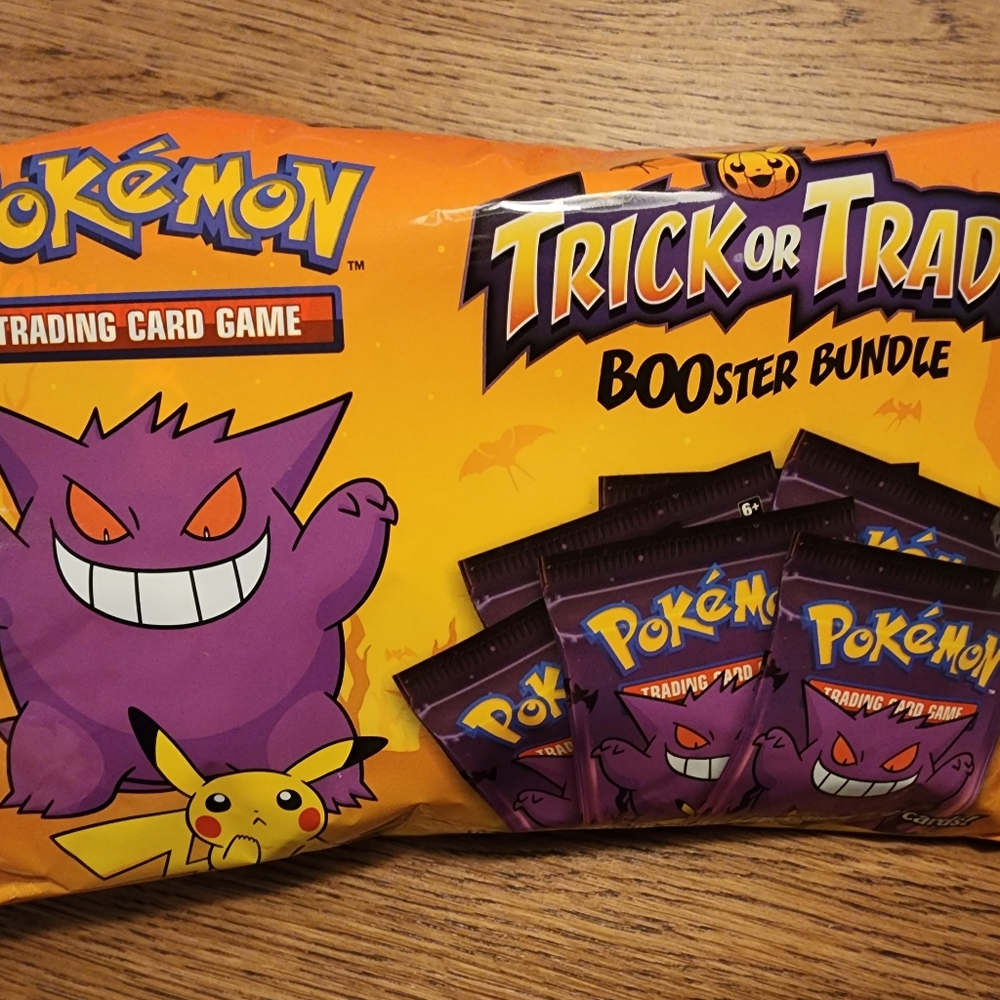 SOLD - New - pokemon trading card trick or treat bag